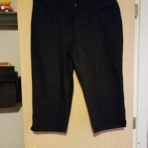 Chico's platinum denim capris